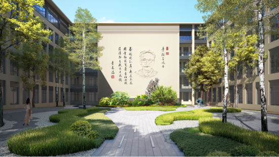 文宗楼院落文化景观效果图